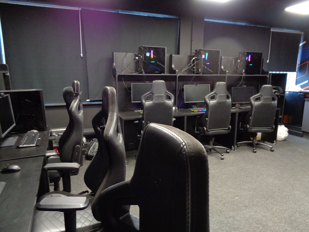 Detailaufnahme eines Bereichs der Gaming-Location.